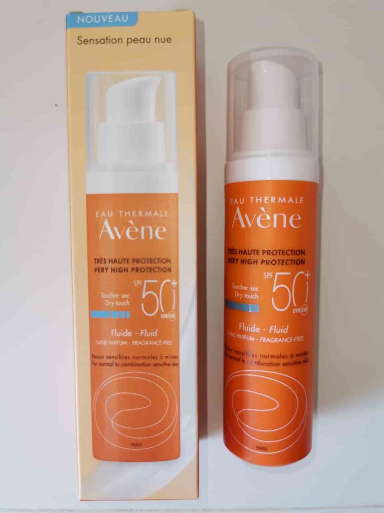 Avene sunscreen fluid