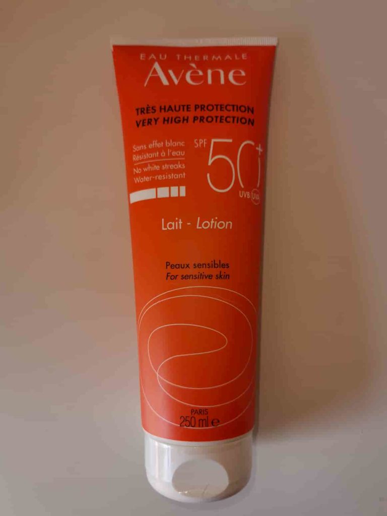 Avene milk sunscreen